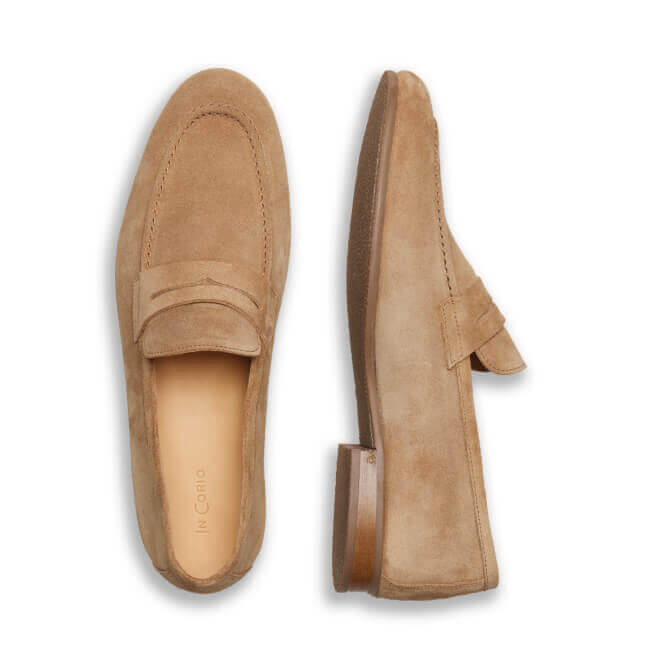 希少　PAUL & JOE 28cm／EU44／レザーソール Suede penny loafer | Men loafers| In Corio