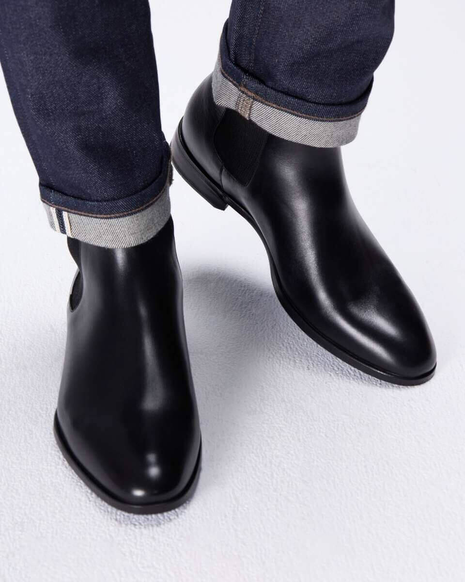 Coach Black Leather Men\'s Henry Boot Size 9 EURO 41 Coach Men main image 3