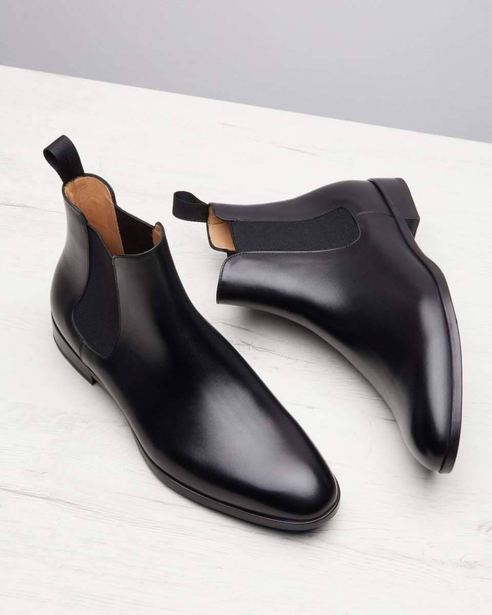 Coach Black Leather Men\'s Henry Boot Size 9 EURO 41 Coach Black Solid Boots for Men for Sale | Shop New & Used  main image 3