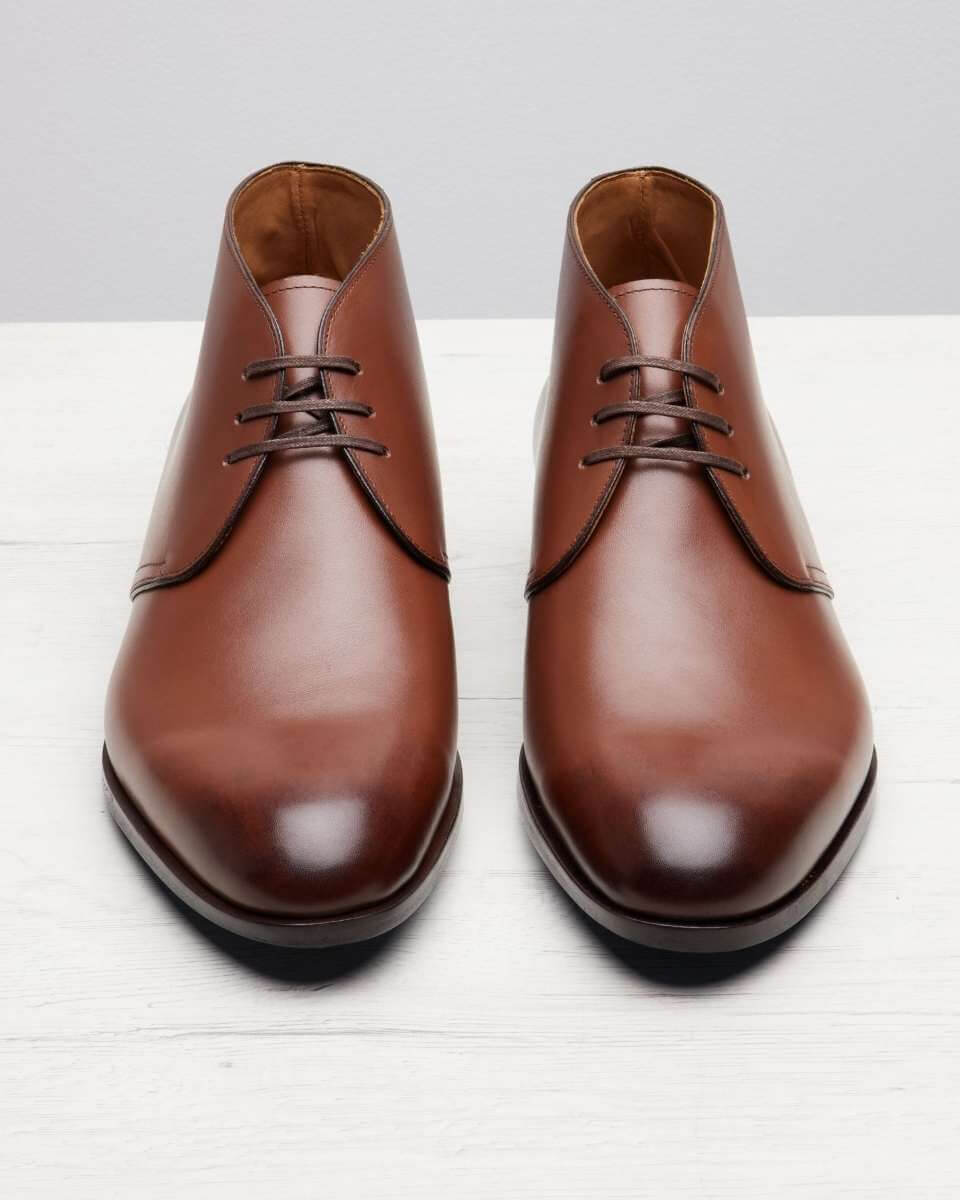 Firmani chukka ankle boot Men\'s cognac Leather calf Shoes Oxford Firmani Asher Calf-Skin Leather Ankle Boots (FIR1026  main image 3