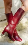 Cuir bordeaux