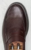 Cuir grainé chocolat