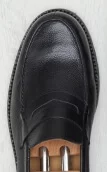 Cuir grainé noir