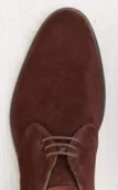 Brown suede