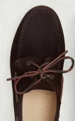 Brown suede