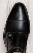 Black leather