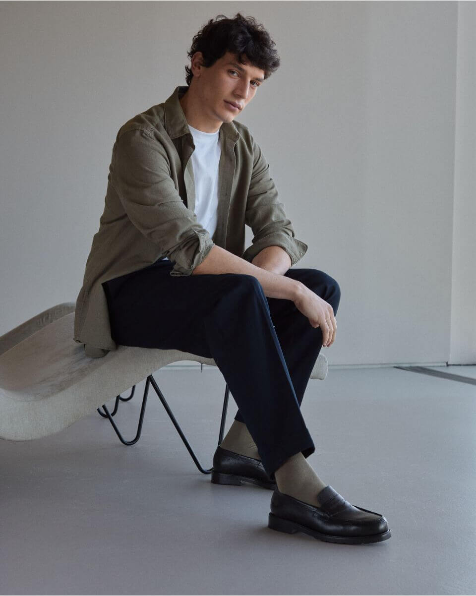 Black penny loafer | Men shoes | In Corio